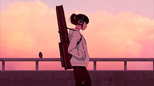 Guitar Vibe ○ lofi hiphop mix, cute lofi girls HD wallpaper