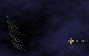 6 Programowanie, logo Pythona Tapeta HD