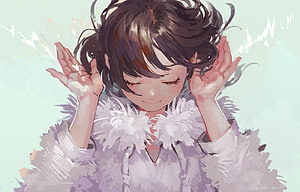 : anime girls, calm 2500x1600, peaceful anime girl HD wallpaper