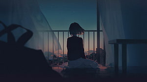 Aesthetic Laptop Lofi, aesthetic anime laptop HD wallpaper