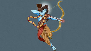 Lord Ram Sketches, lord rama bow and arrow HD wallpaper