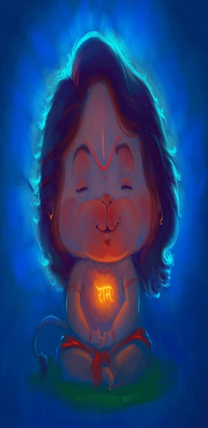 Hanuman Ji. Beautiful art by Lovely Kukreja. Jai Shri Ram HD phone wallpaper
