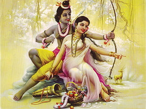 Sita, raam laxman HD wallpaper