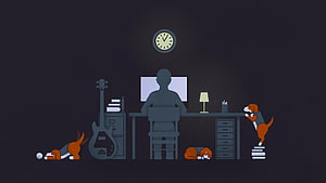 Codificación, programación mínima fondo de pantalla