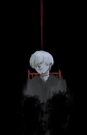 Sad anime boys, dark anime boy aesthetic HD phone wallpaper