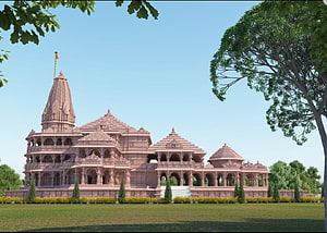 ] Beautiful illustrations that prove Ayodhya's Ram Mandir will be a splendid example of craftsmanship, ram mandir ayodhya HD wallpaper