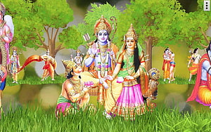 Live Shree Ram Darbar Sri Rama, on HD wallpaper