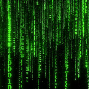 Green Binary Code HD phone wallpaper