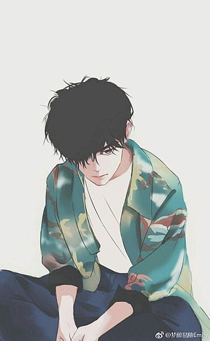 Aesthetic Anime Boy, sad anime boy aesthetic HD phone wallpaper