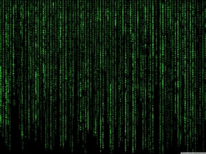 Código de matriz, lluvia de matriz fondo de pantalla