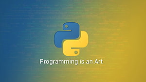 La programmation est un texte d'art, code, python, ordinateur, Python, programmation informatique Fond d'écran HD