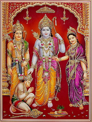 Ram Darbar, lord sri rama HD phone wallpaper