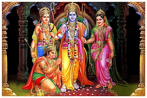 Ram Darbar 3d HD wallpaper