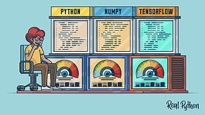Confronto delle prestazioni di Pure Python vs NumPy vs TensorFlow: vero Python Sfondo HD