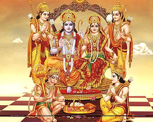 Ram Darbar, raam laxman HD wallpaper