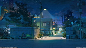 Anime für Ihren oder mobilen schirm, Anime-Ästhetikstraße HD-Hintergrundbild