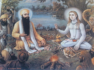 Guru Ram Das Ji & Baba Sri Chand HD wallpaper