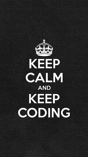 bie: “Keep Calm and Keep Coding” – Mad Coder's Blog, programming mobile HD phone wallpaper