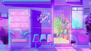 lofi laundry shop. [lofi / jazzhop / chill mix], lofi cafe HD wallpaper