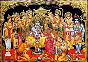 Ram Darbar, raam laxman HD wallpaper