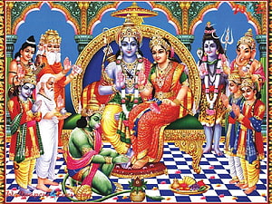 Shri Ram Full Size, ram darbar HD wallpaper