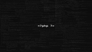 Desarrollador PHP Black, programador php fondo de pantalla