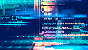 Programación informática, código de programación. fondo de pantalla