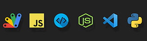 JavaScript Google Node Js HTML Microsoft Visual Studio Python Código de programación Programa de desarrollo web fondo de pantalla
