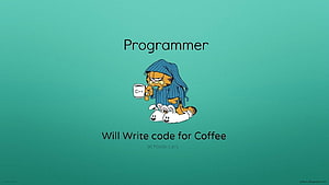 Programmer, Code for Coffee, programmers HD wallpaper